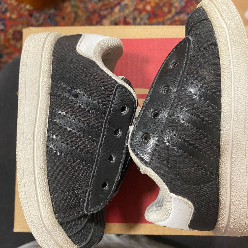 All black adidas